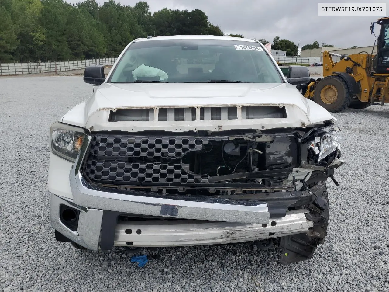 2018 Toyota Tundra Crewmax Sr5 VIN: 5TFDW5F19JX701075 Lot: 71878654