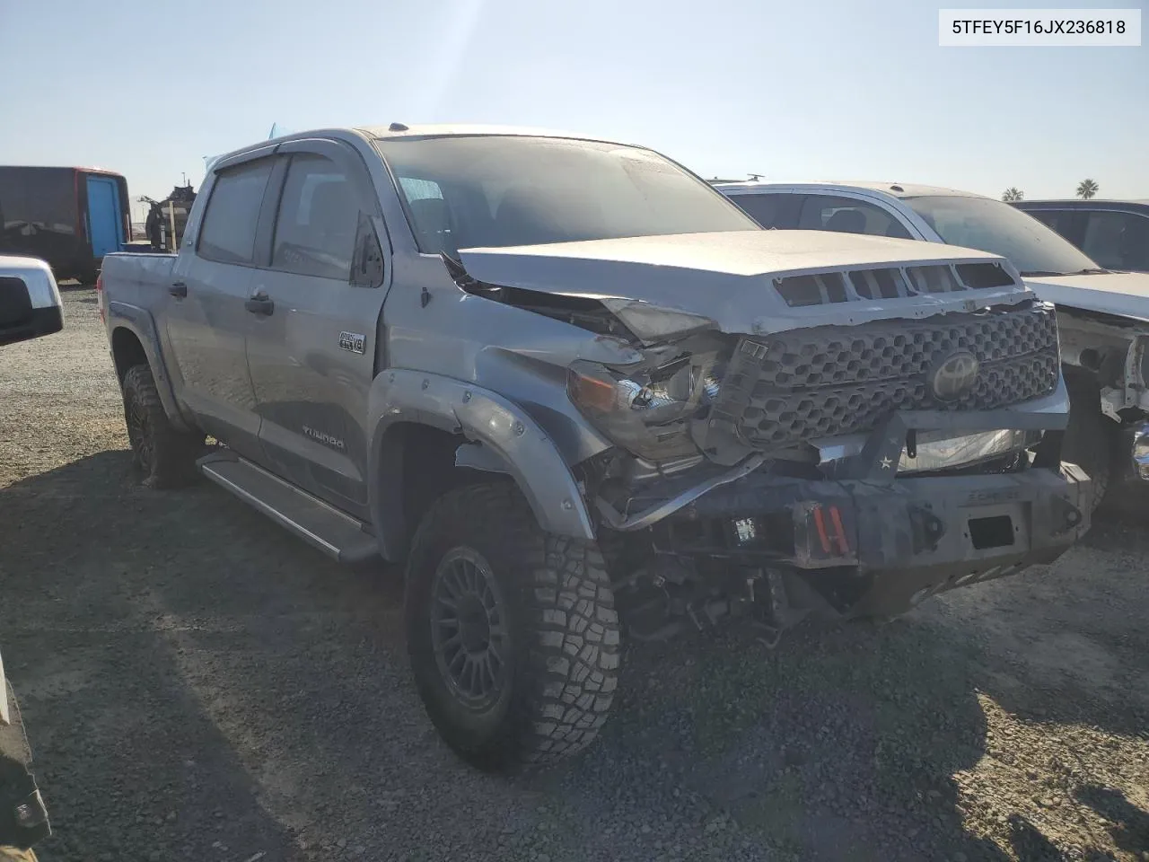 5TFEY5F16JX236818 2018 Toyota Tundra Crewmax Sr5