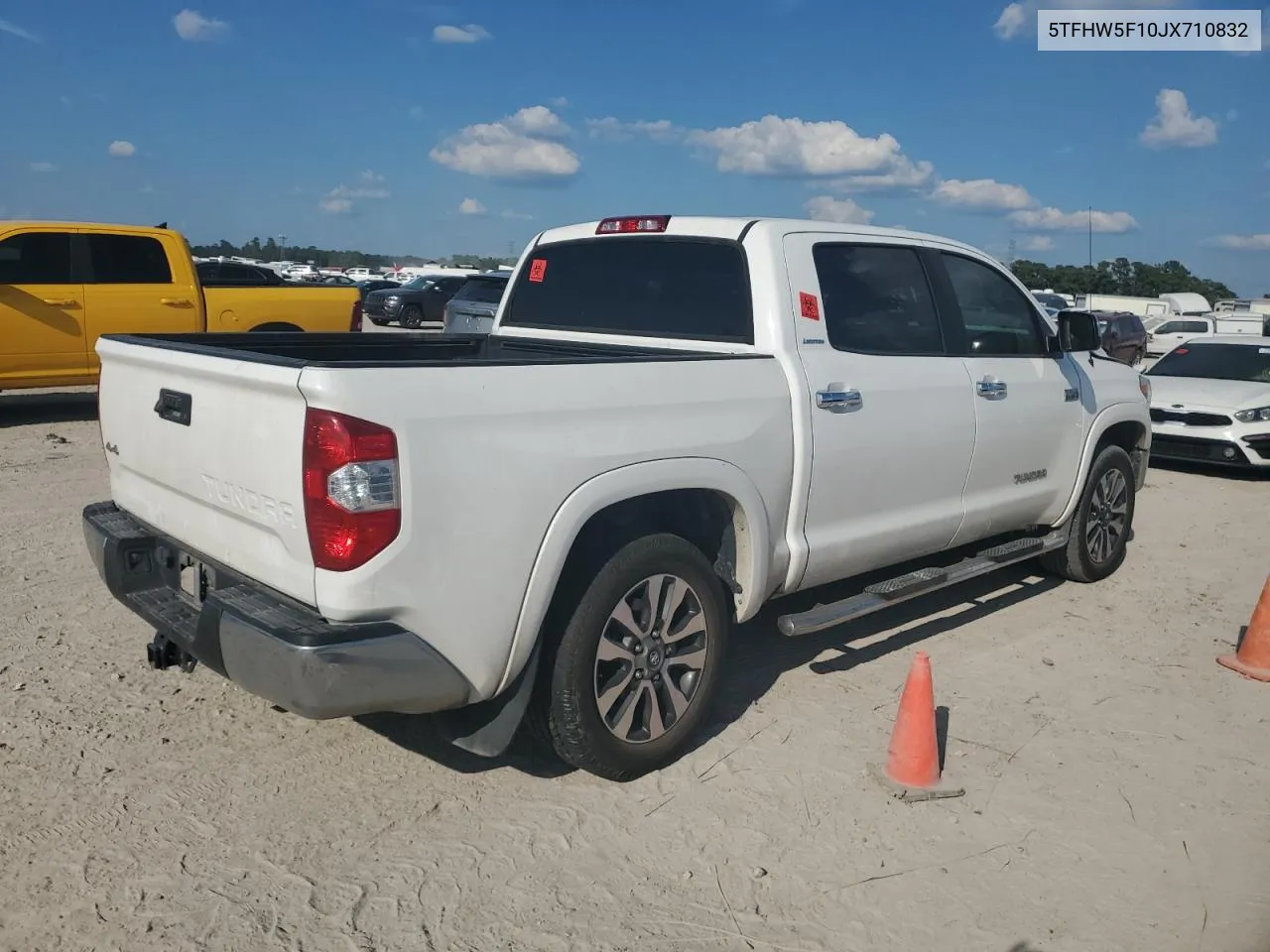 2018 Toyota Tundra Crewmax Limited VIN: 5TFHW5F10JX710832 Lot: 72253204