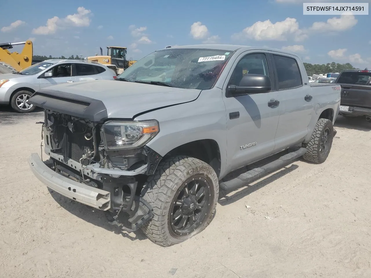 2018 Toyota Tundra Crewmax Sr5 VIN: 5TFDW5F14JX714591 Lot: 72270484