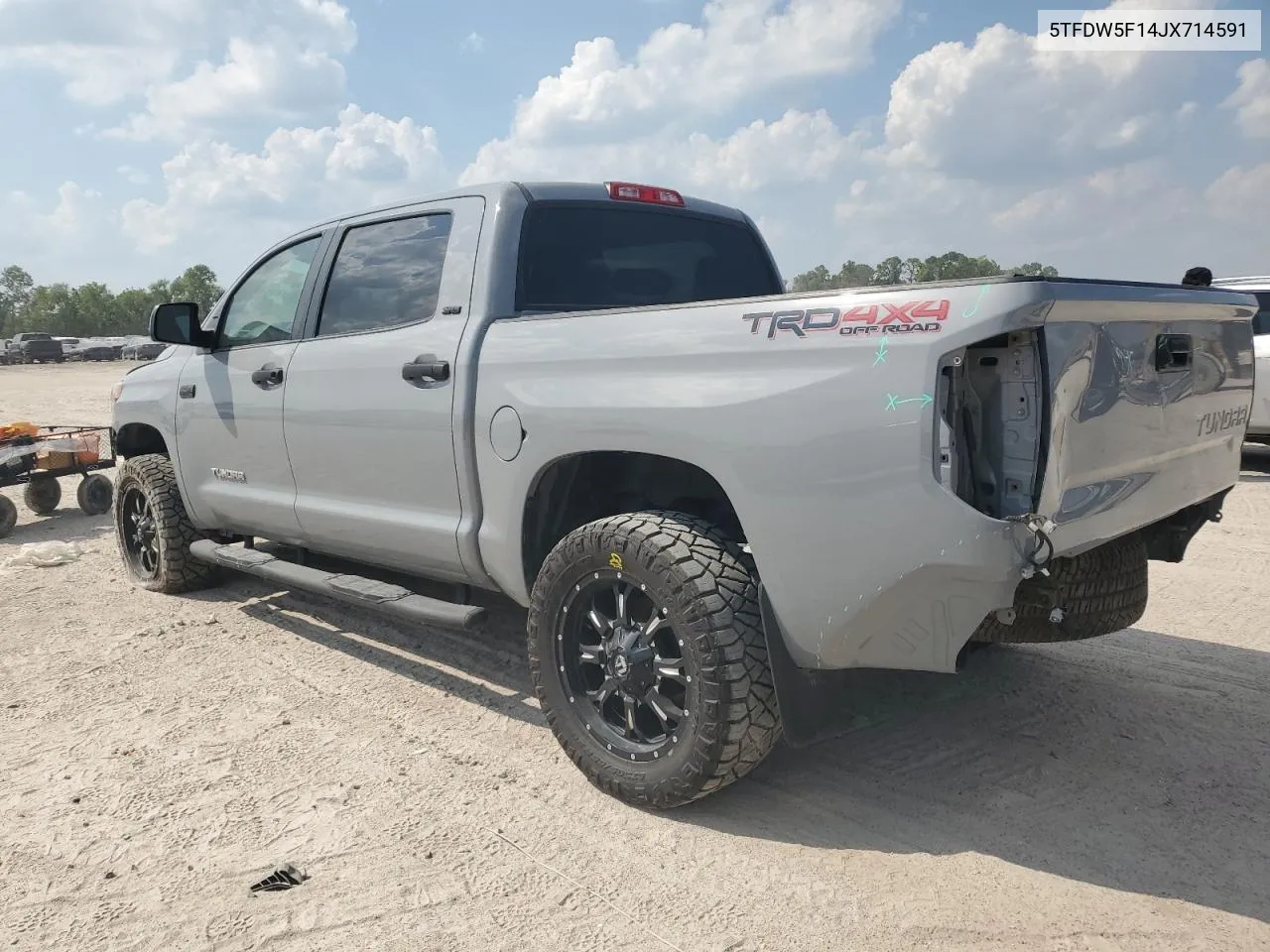 2018 Toyota Tundra Crewmax Sr5 VIN: 5TFDW5F14JX714591 Lot: 72270484