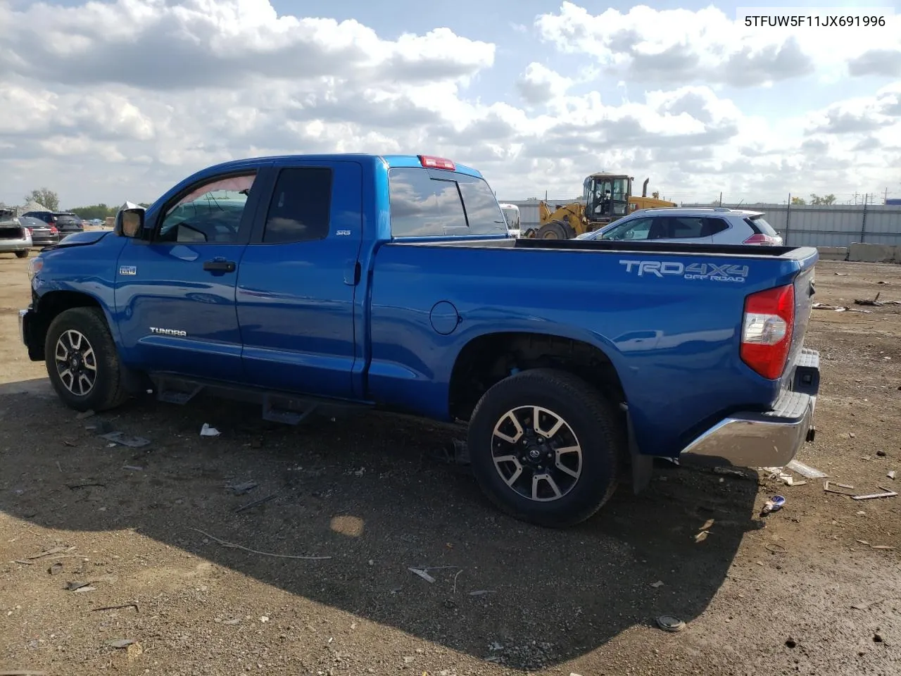 2018 Toyota Tundra Double Cab Sr VIN: 5TFUW5F11JX691996 Lot: 72344204