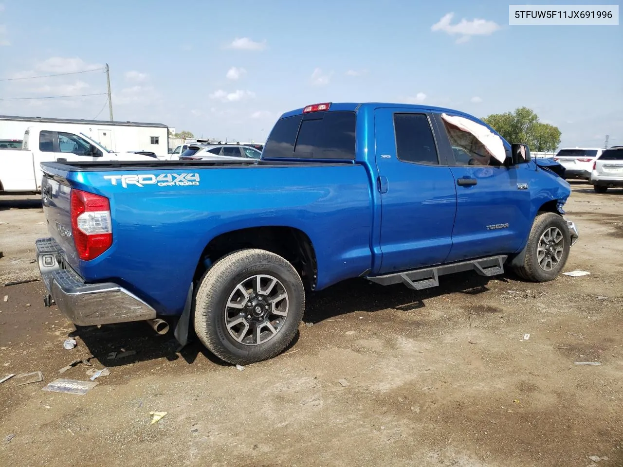 2018 Toyota Tundra Double Cab Sr VIN: 5TFUW5F11JX691996 Lot: 72344204