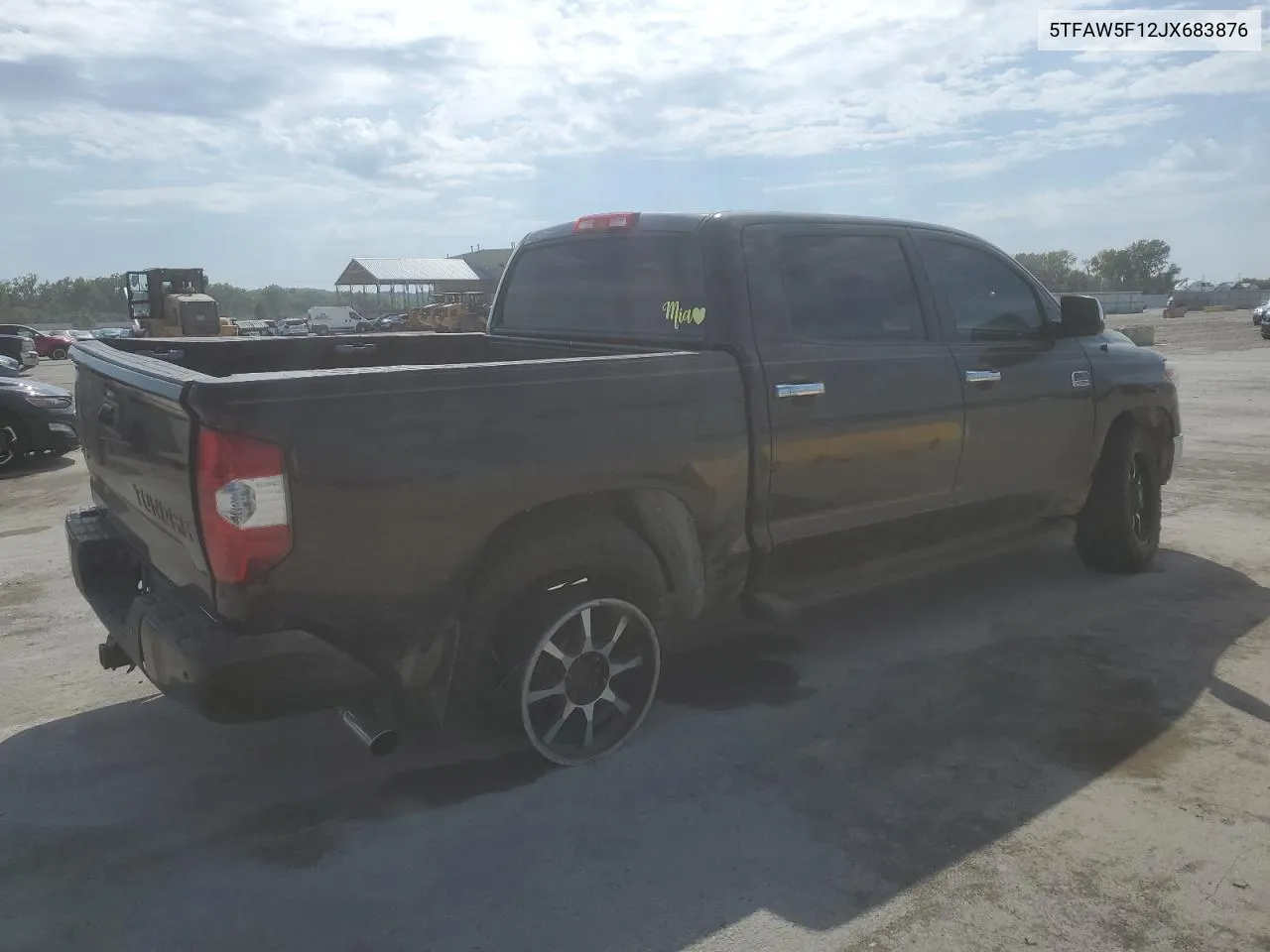 2018 Toyota Tundra Crewmax 1794 VIN: 5TFAW5F12JX683876 Lot: 72478364