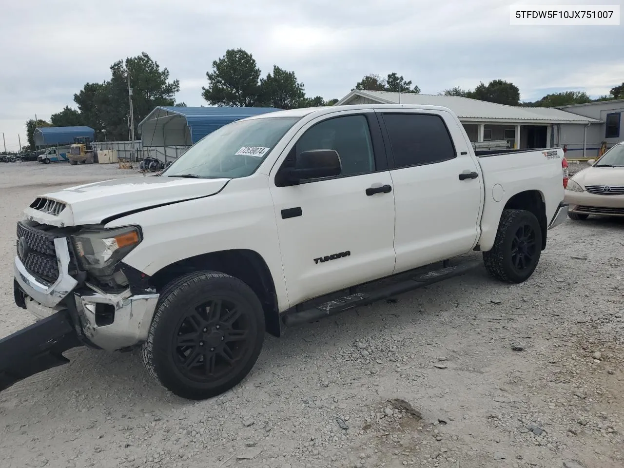 2018 Toyota Tundra Crewmax Sr5 VIN: 5TFDW5F10JX751007 Lot: 72539074