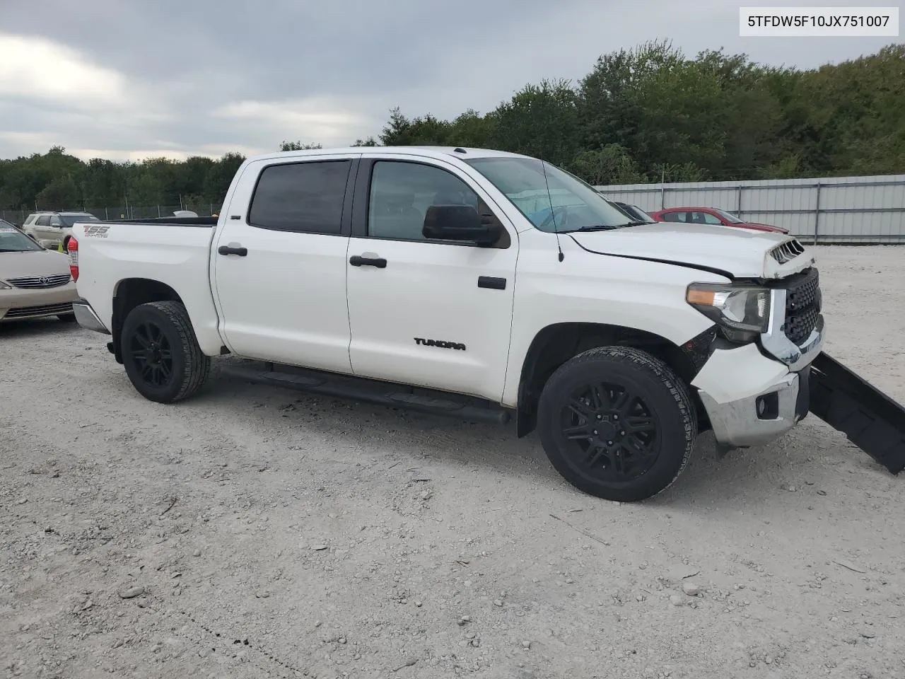 2018 Toyota Tundra Crewmax Sr5 VIN: 5TFDW5F10JX751007 Lot: 72539074