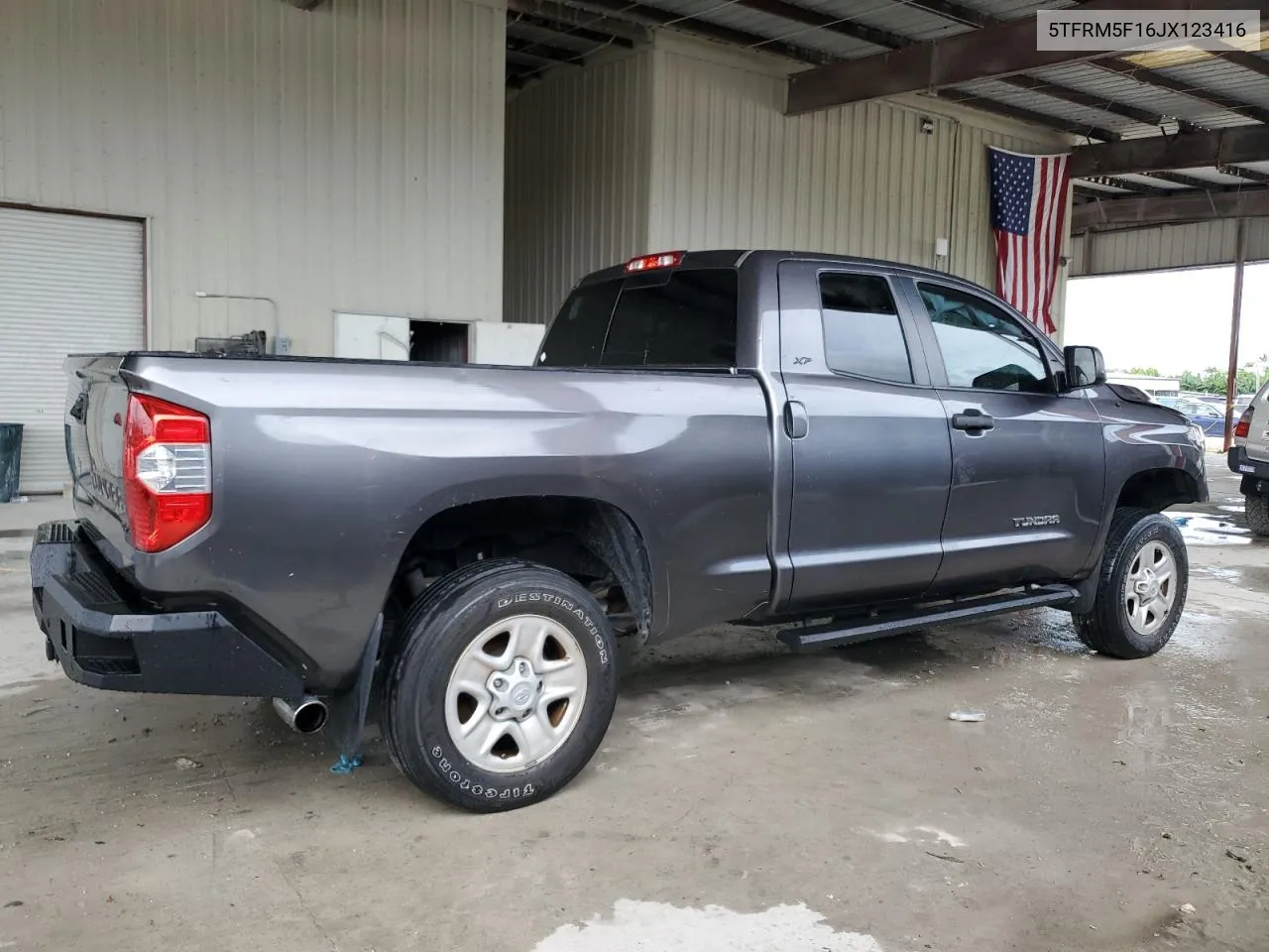 2018 Toyota Tundra Double Cab Sr VIN: 5TFRM5F16JX123416 Lot: 72626204