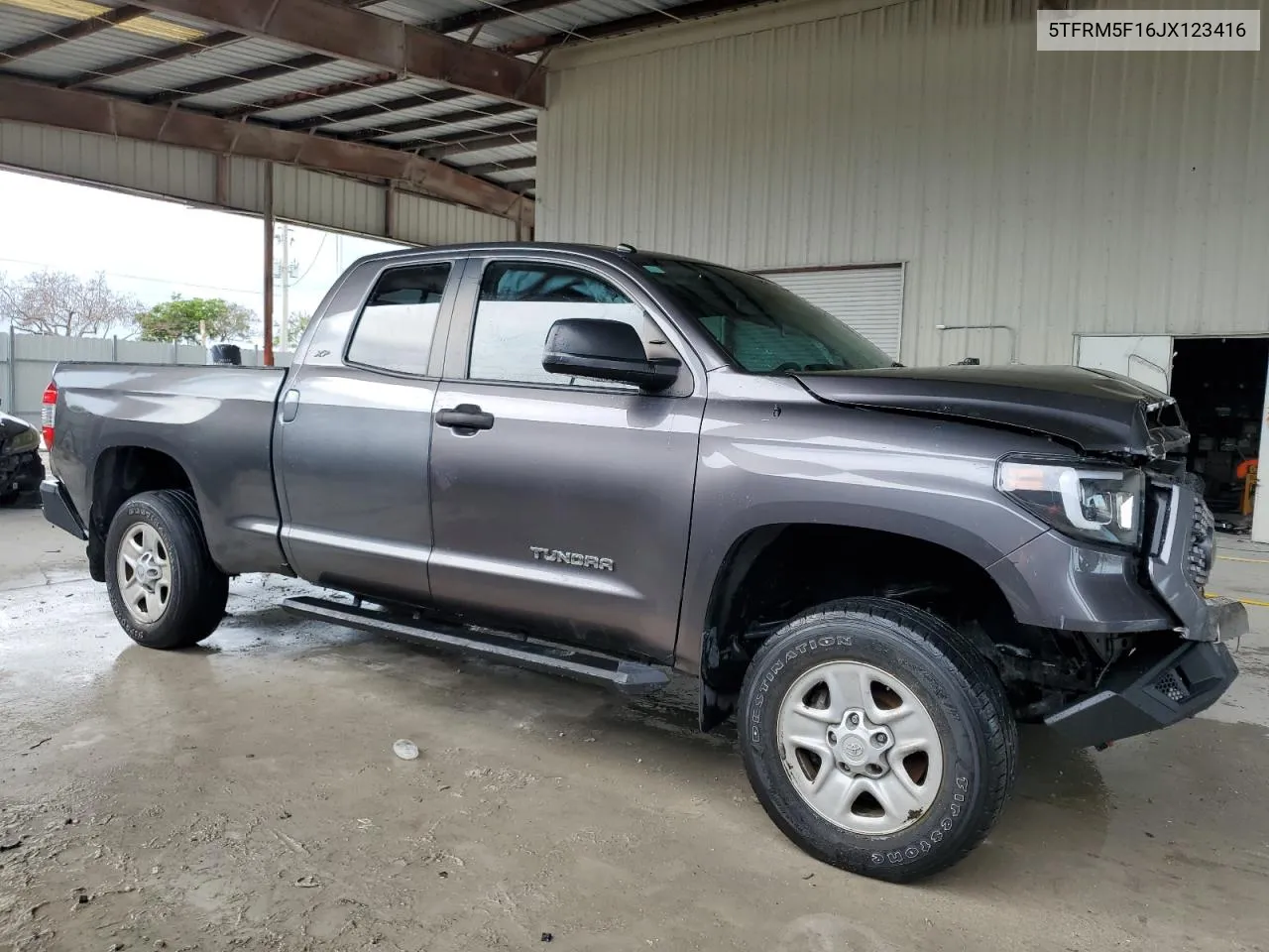 2018 Toyota Tundra Double Cab Sr VIN: 5TFRM5F16JX123416 Lot: 72626204