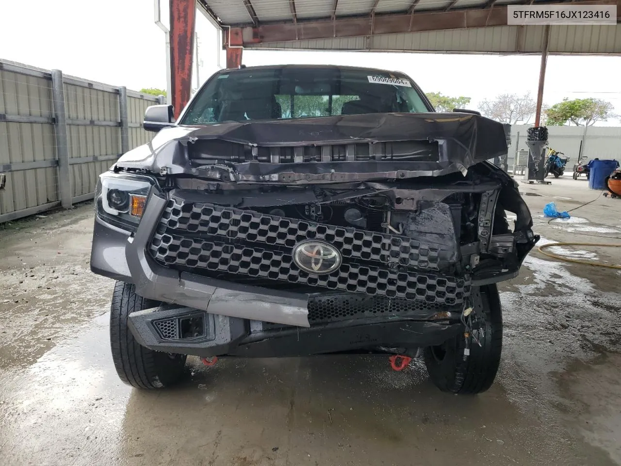 2018 Toyota Tundra Double Cab Sr VIN: 5TFRM5F16JX123416 Lot: 72626204