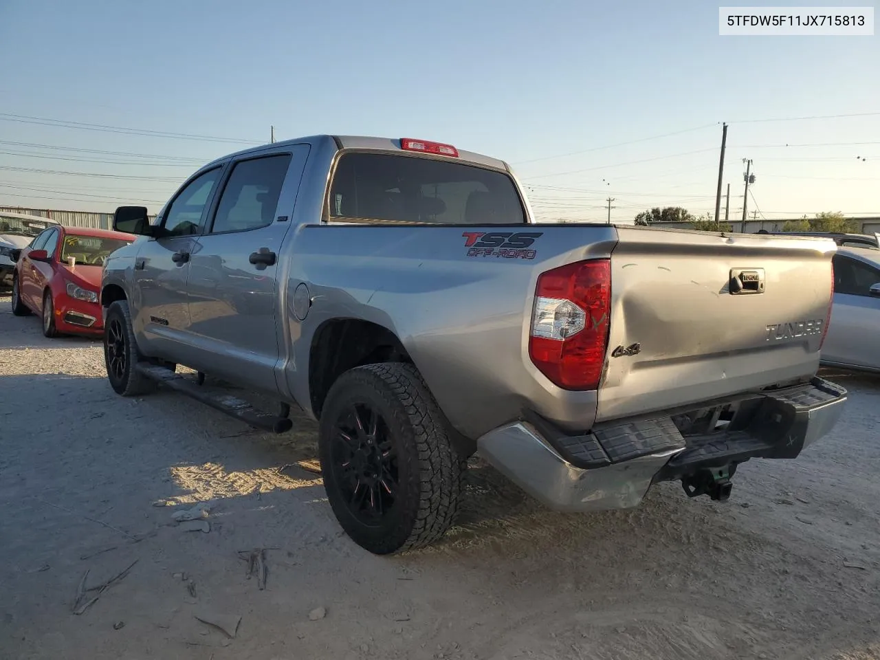 2018 Toyota Tundra Crewmax Sr5 VIN: 5TFDW5F11JX715813 Lot: 72990384