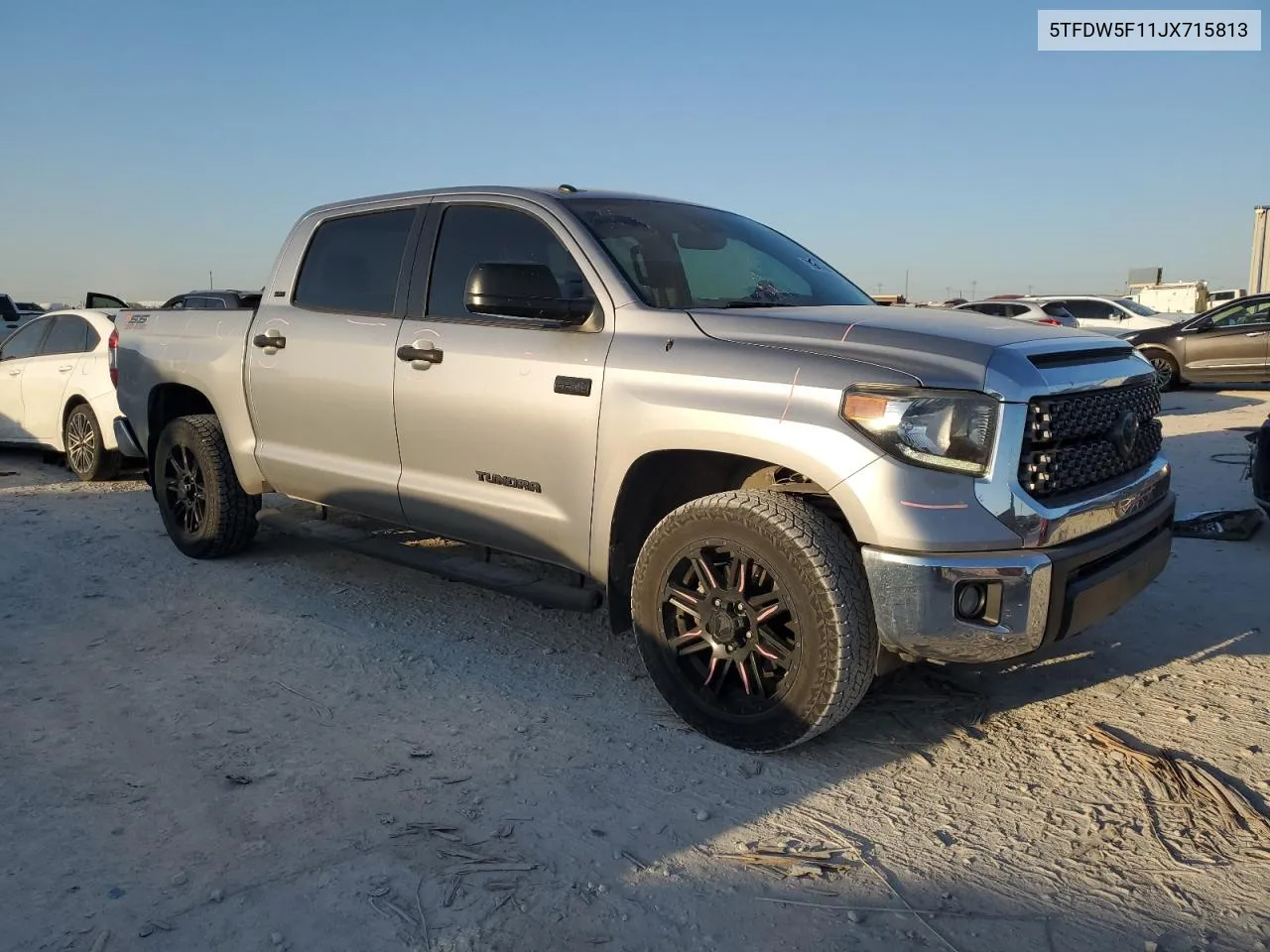 2018 Toyota Tundra Crewmax Sr5 VIN: 5TFDW5F11JX715813 Lot: 72990384