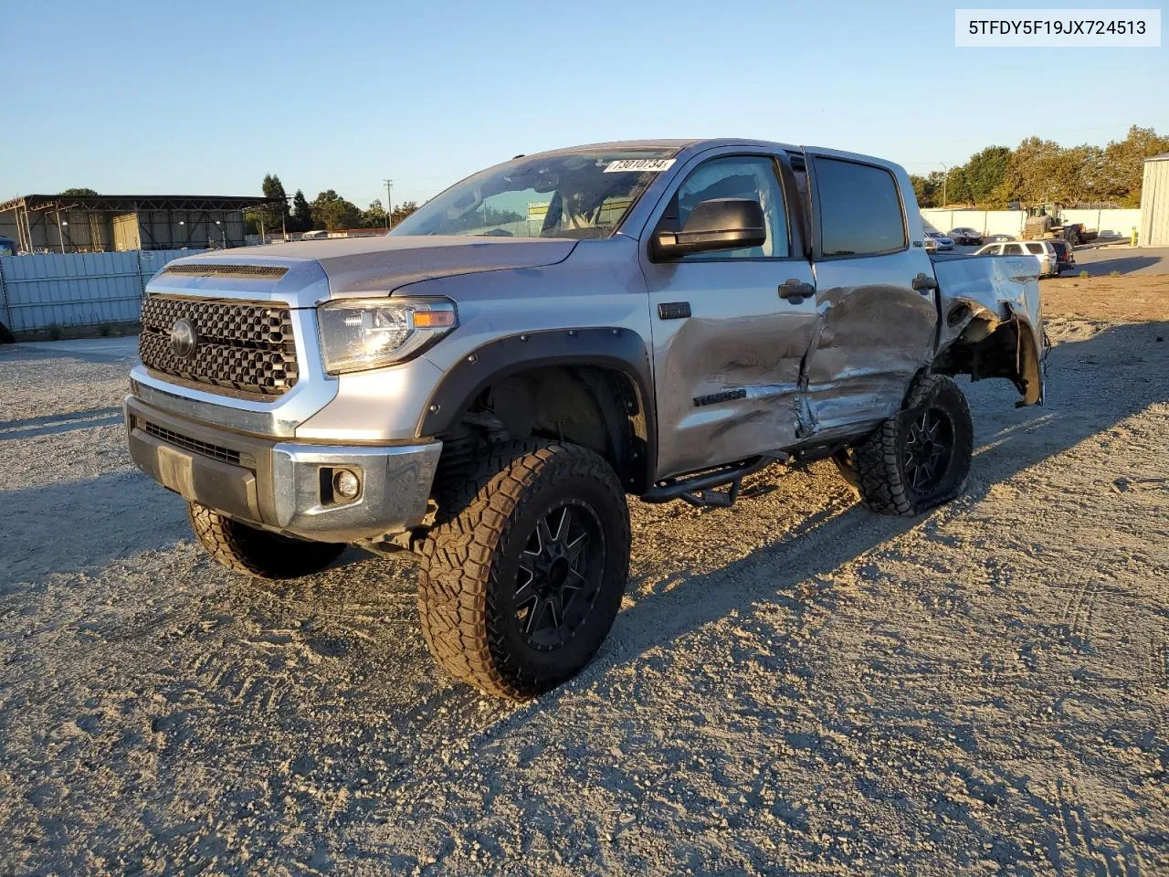 2018 Toyota Tundra Crewmax Sr5 VIN: 5TFDY5F19JX724513 Lot: 73010734