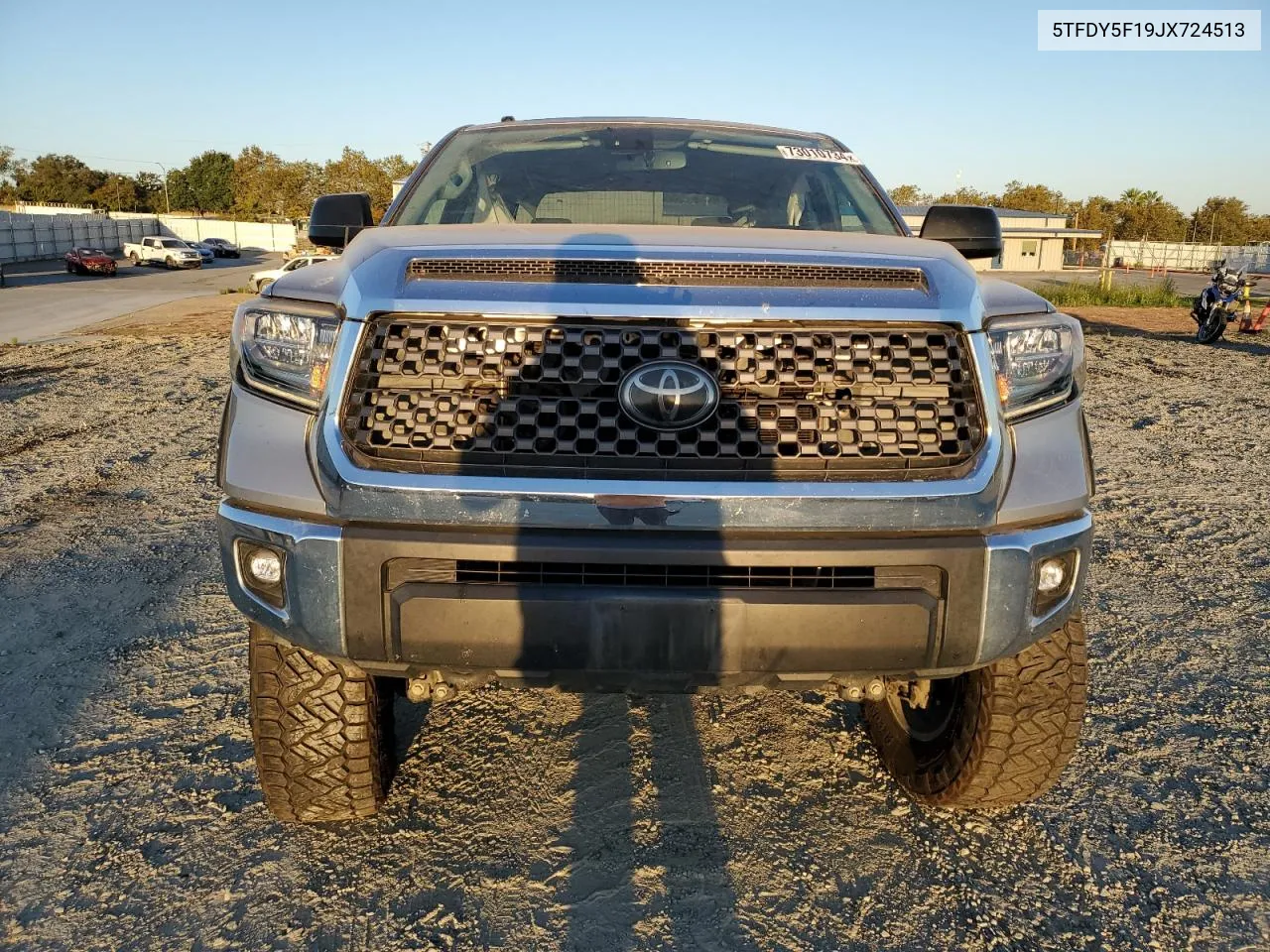 2018 Toyota Tundra Crewmax Sr5 VIN: 5TFDY5F19JX724513 Lot: 73010734