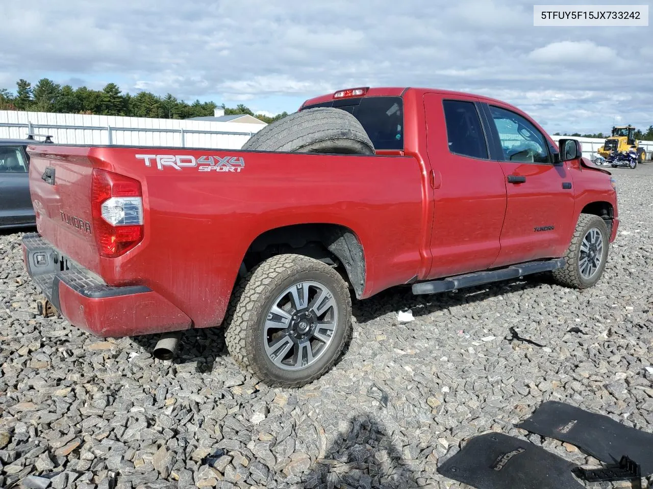 5TFUY5F15JX733242 2018 Toyota Tundra Double Cab Sr