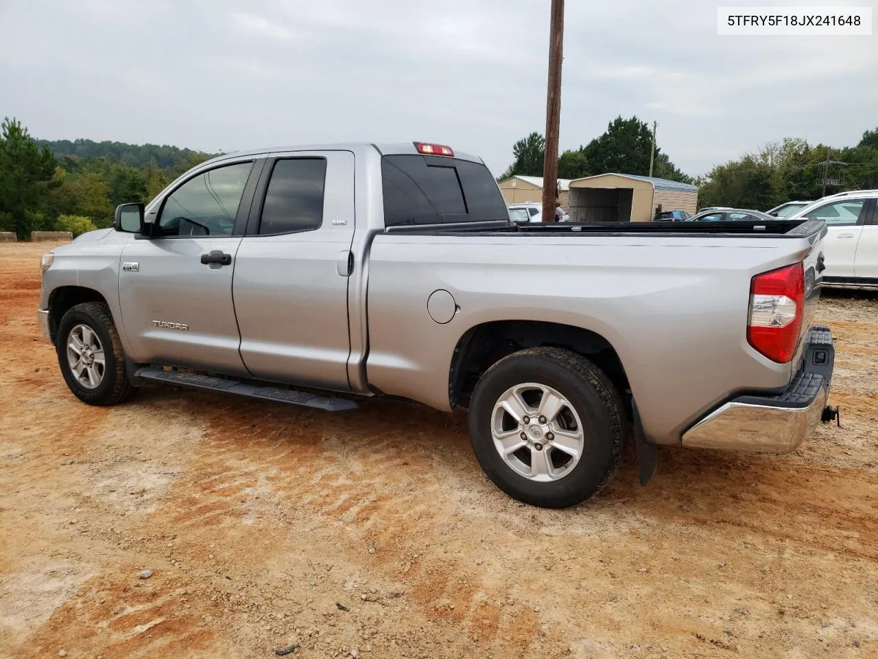 2018 Toyota Tundra Double Cab Sr VIN: 5TFRY5F18JX241648 Lot: 73561484