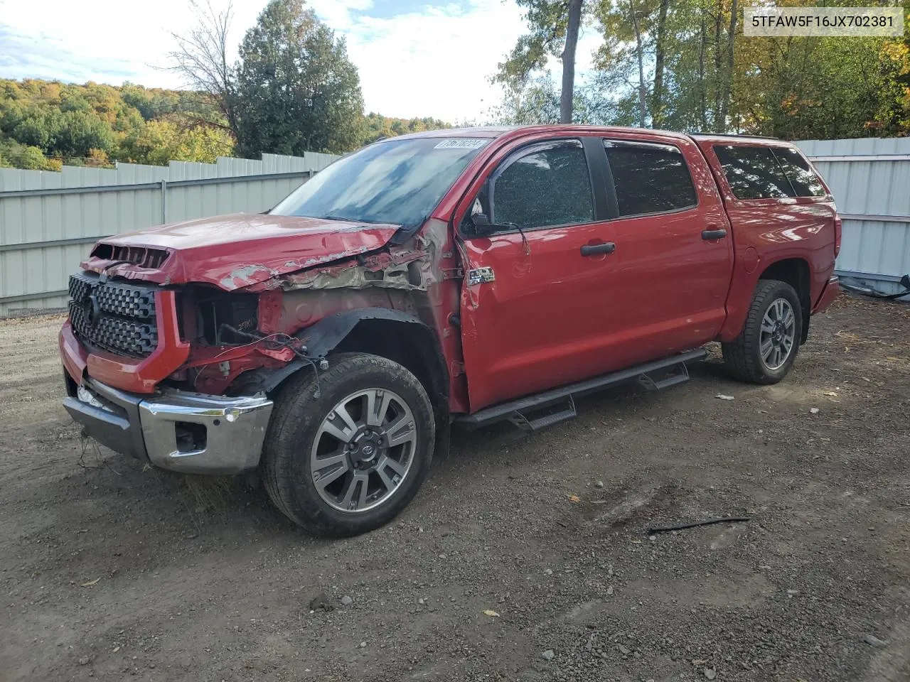 2018 Toyota Tundra Crewmax 1794 VIN: 5TFAW5F16JX702381 Lot: 73678224