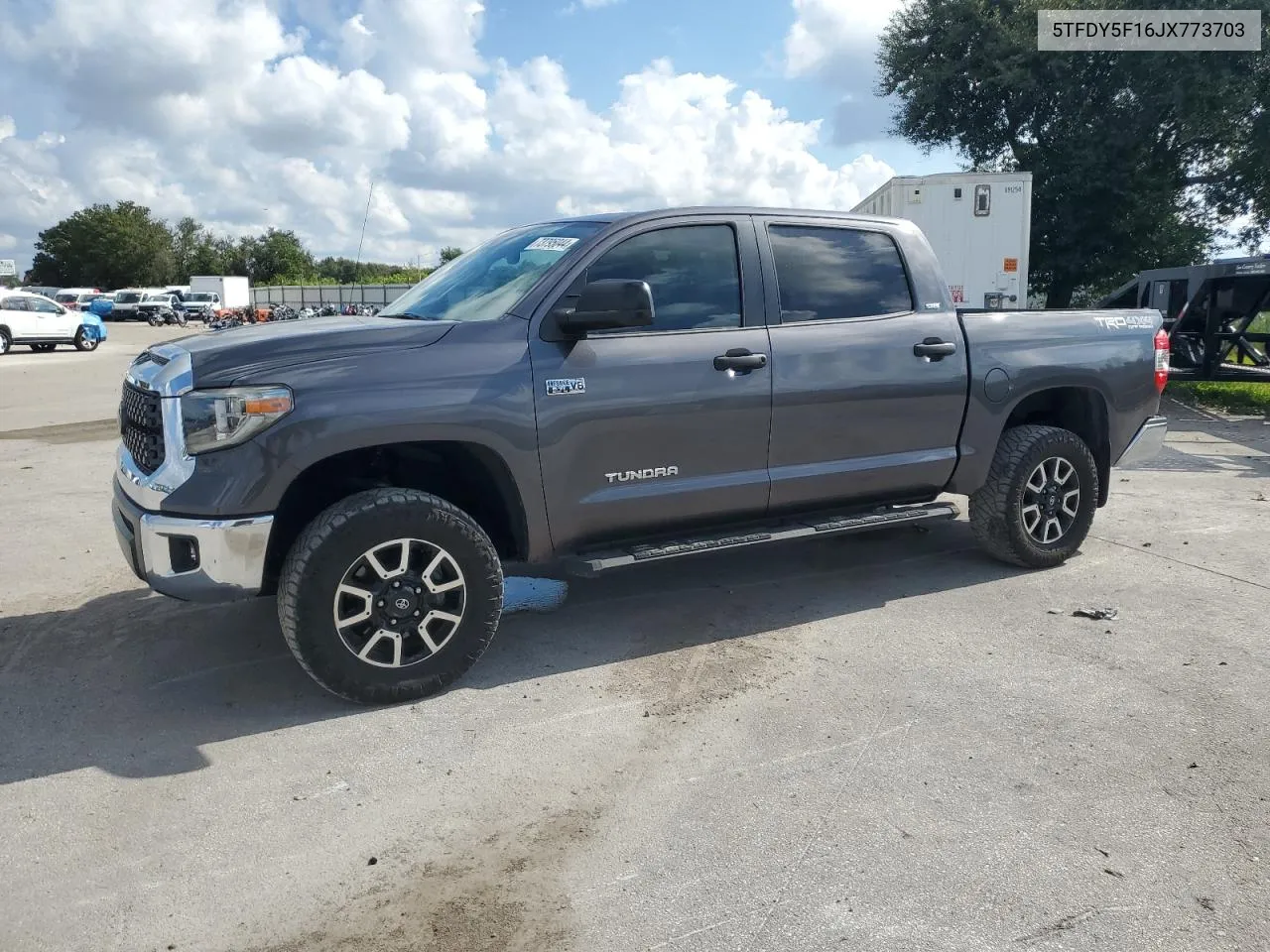 2018 Toyota Tundra Crewmax Sr5 VIN: 5TFDY5F16JX773703 Lot: 73795044