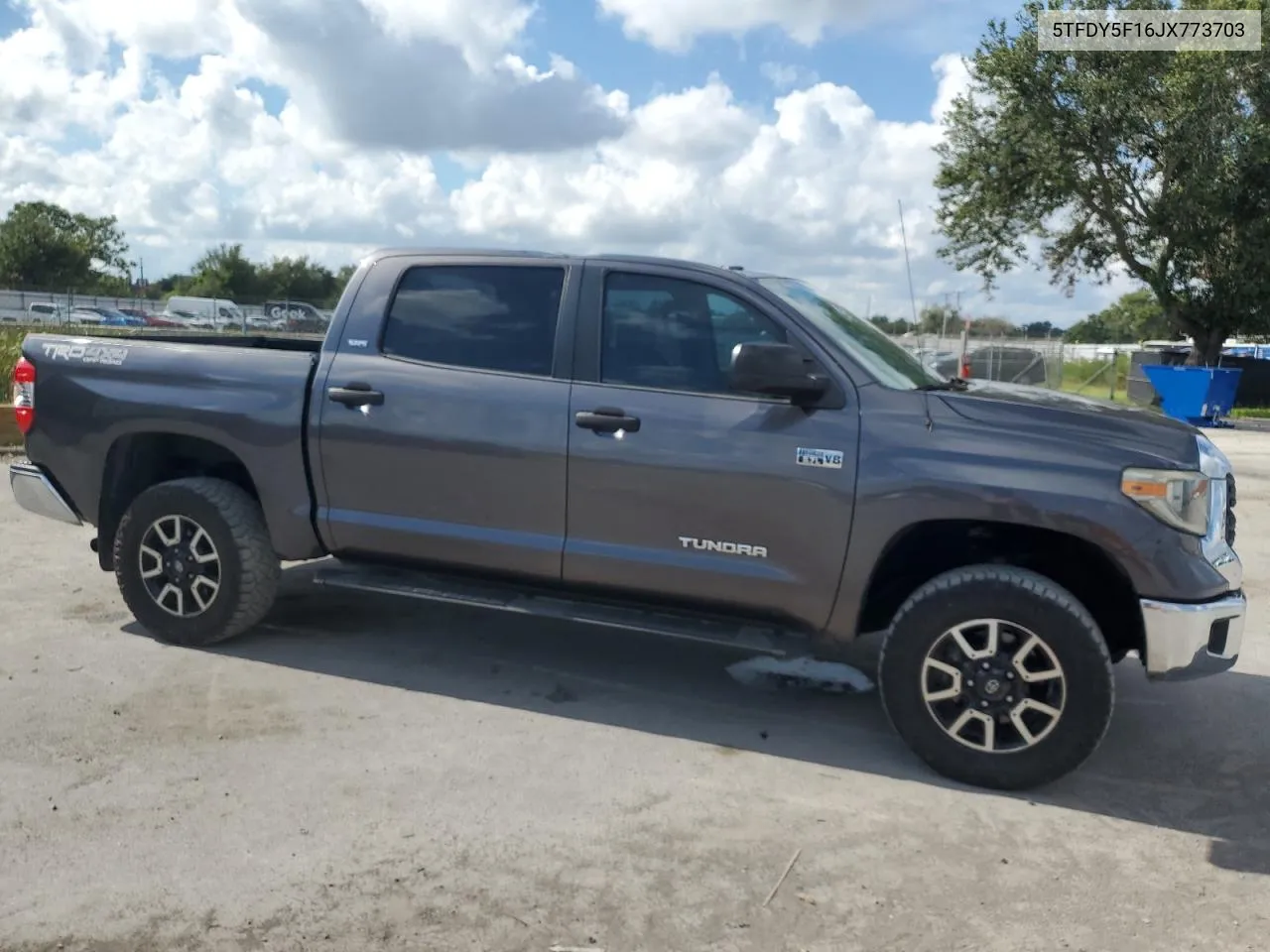 2018 Toyota Tundra Crewmax Sr5 VIN: 5TFDY5F16JX773703 Lot: 73795044