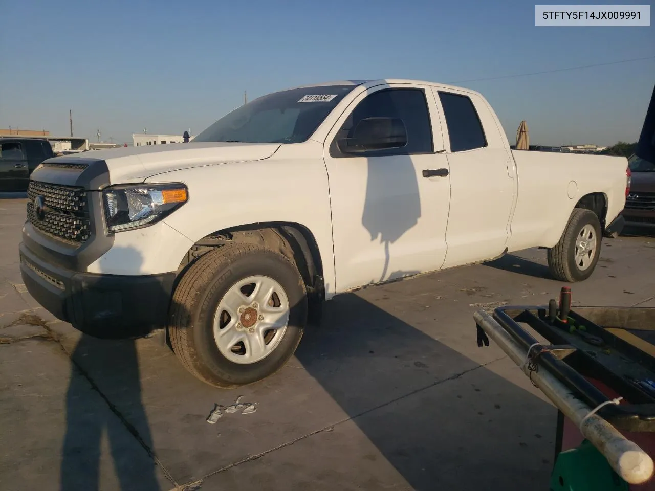 5TFTY5F14JX009991 2018 Toyota Tundra Double Cab Sr