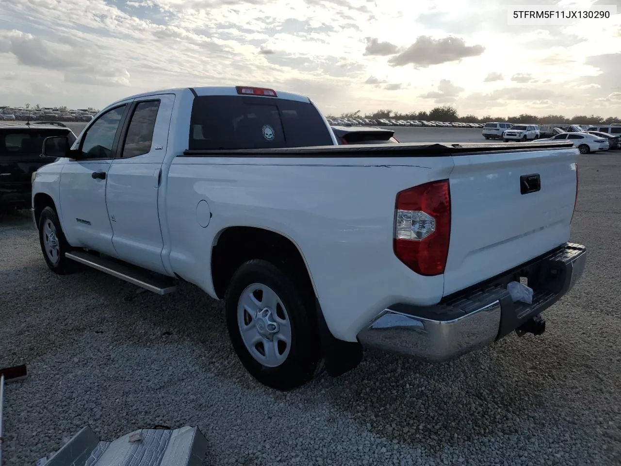 2018 Toyota Tundra Double Cab Sr VIN: 5TFRM5F11JX130290 Lot: 74195064