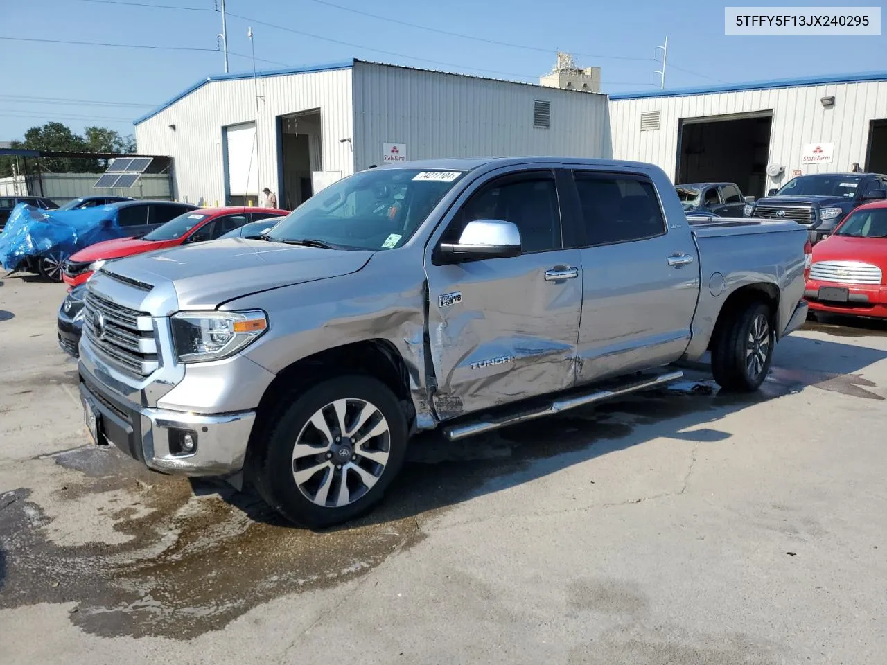 2018 Toyota Tundra Crewmax Limited VIN: 5TFFY5F13JX240295 Lot: 74217104