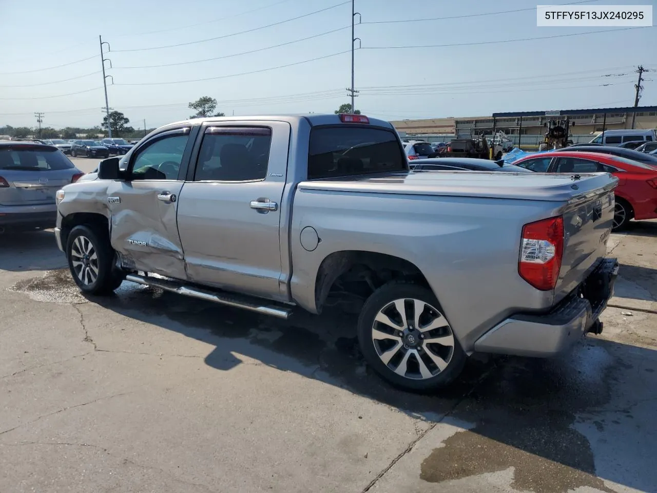 2018 Toyota Tundra Crewmax Limited VIN: 5TFFY5F13JX240295 Lot: 74217104