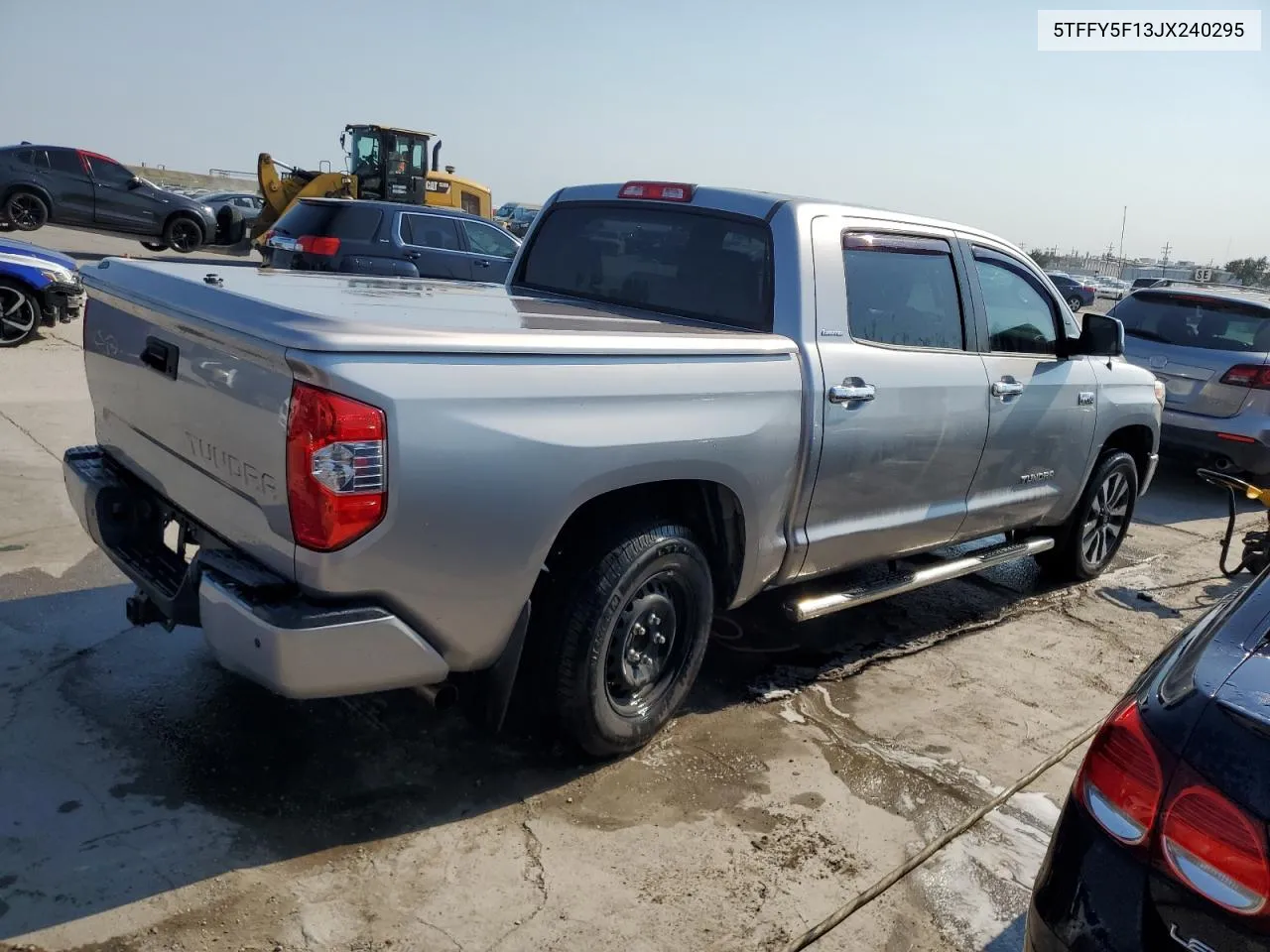 2018 Toyota Tundra Crewmax Limited VIN: 5TFFY5F13JX240295 Lot: 74217104