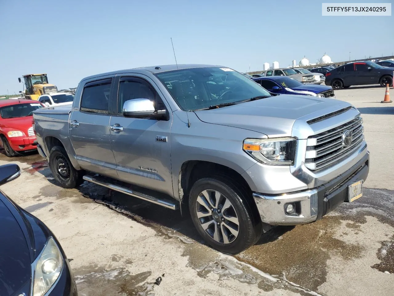 2018 Toyota Tundra Crewmax Limited VIN: 5TFFY5F13JX240295 Lot: 74217104