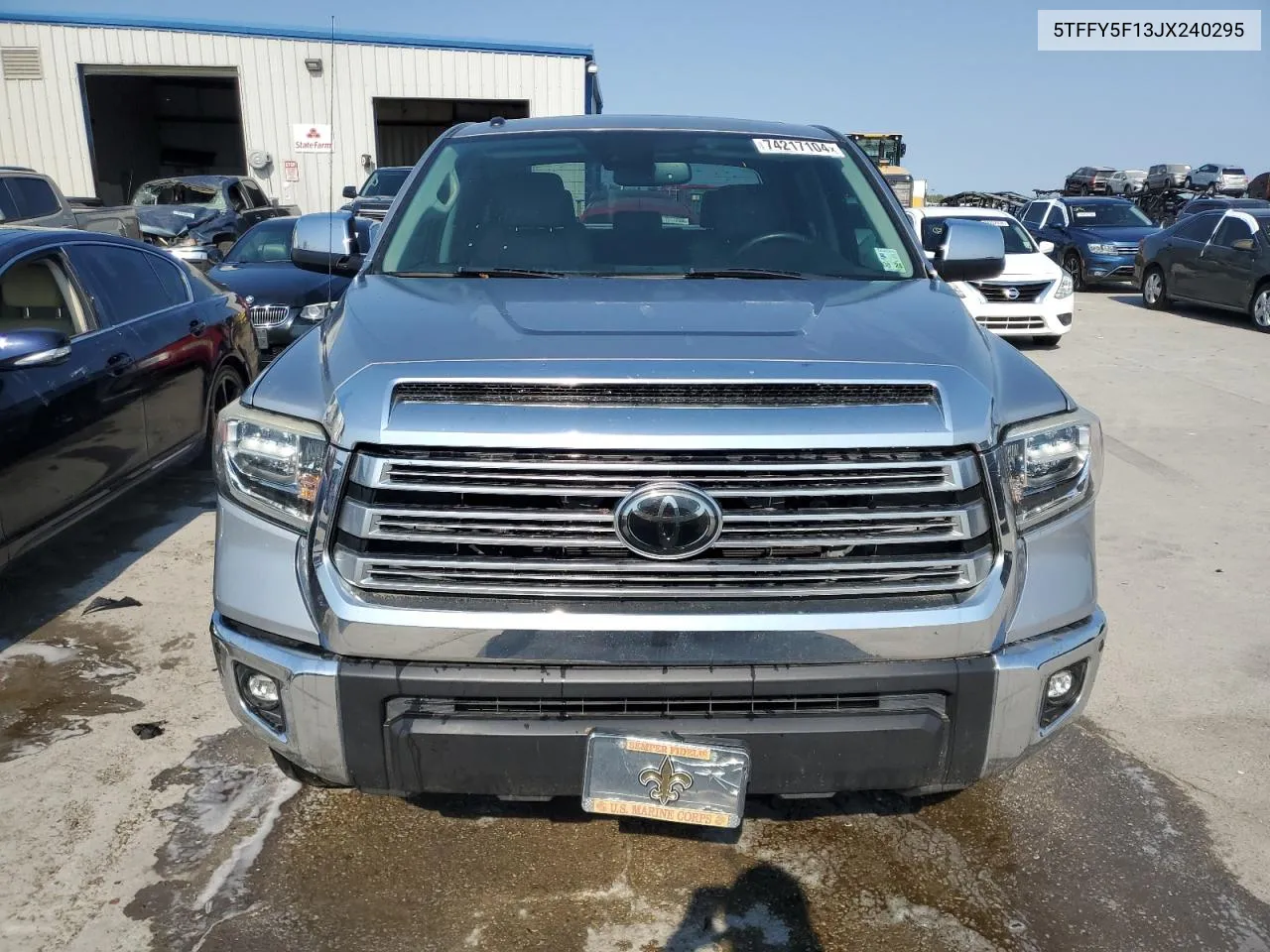 2018 Toyota Tundra Crewmax Limited VIN: 5TFFY5F13JX240295 Lot: 74217104