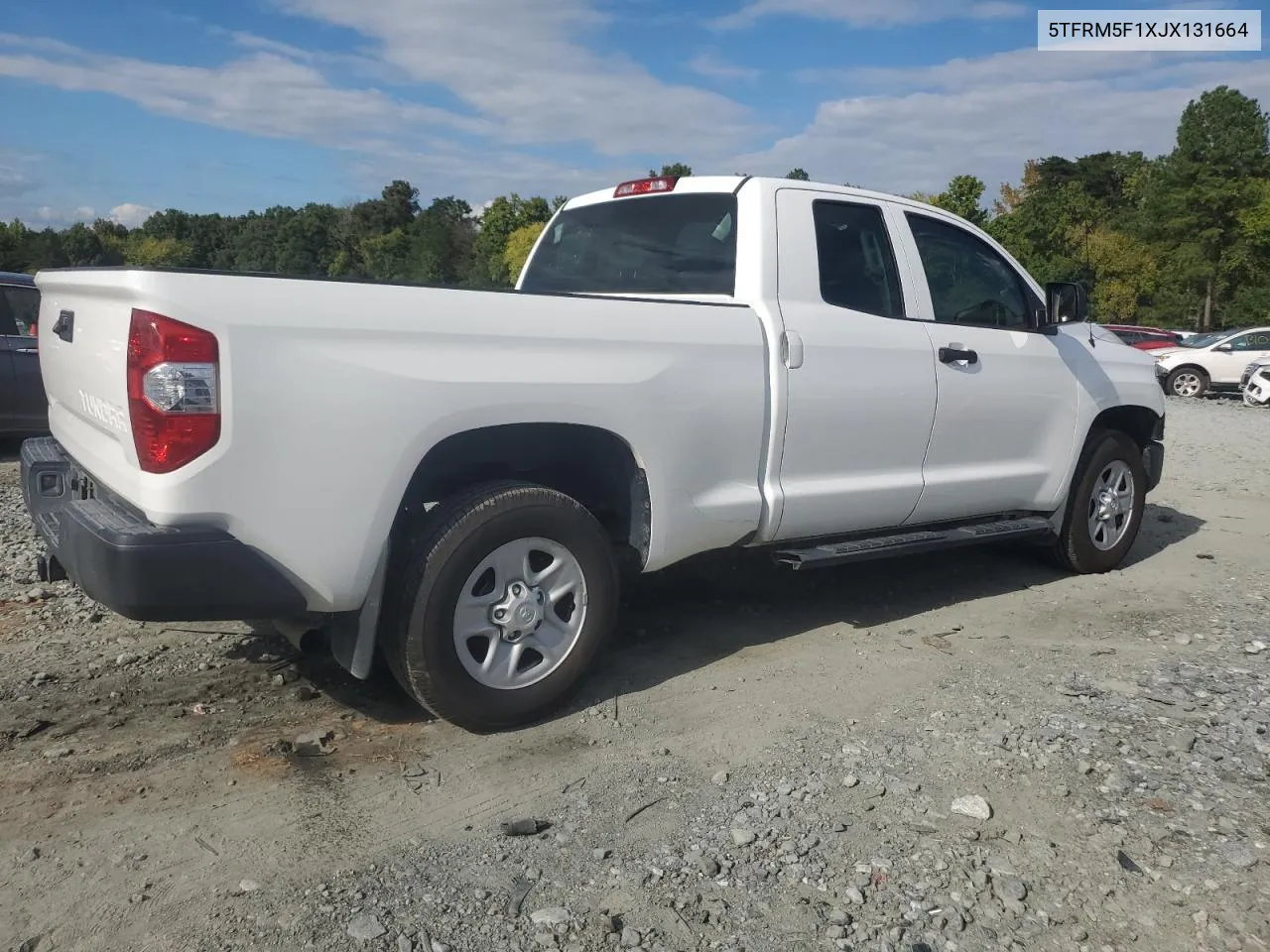 2018 Toyota Tundra Double Cab Sr VIN: 5TFRM5F1XJX131664 Lot: 74320564