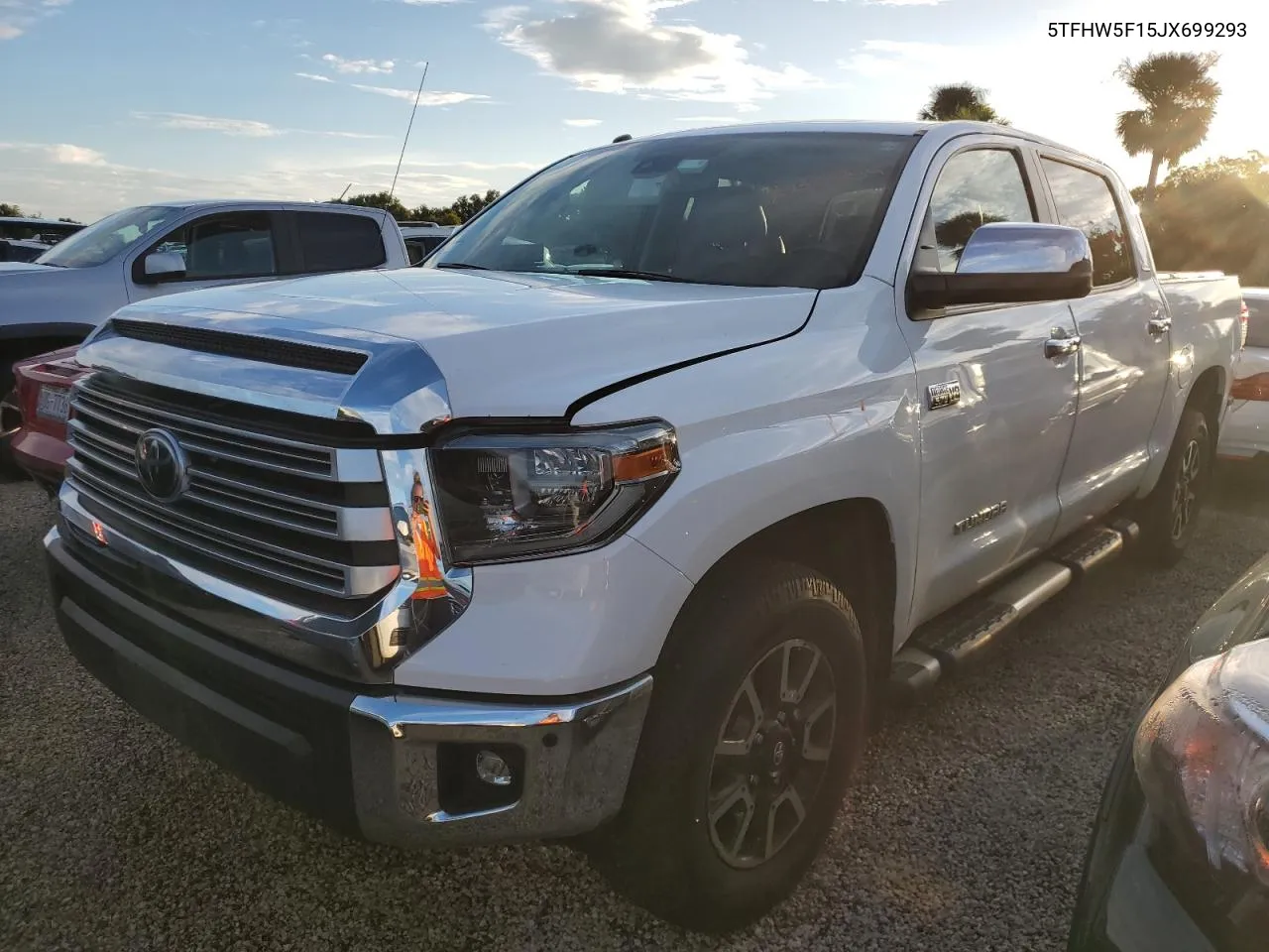 2018 Toyota Tundra Crewmax Limited VIN: 5TFHW5F15JX699293 Lot: 74383754