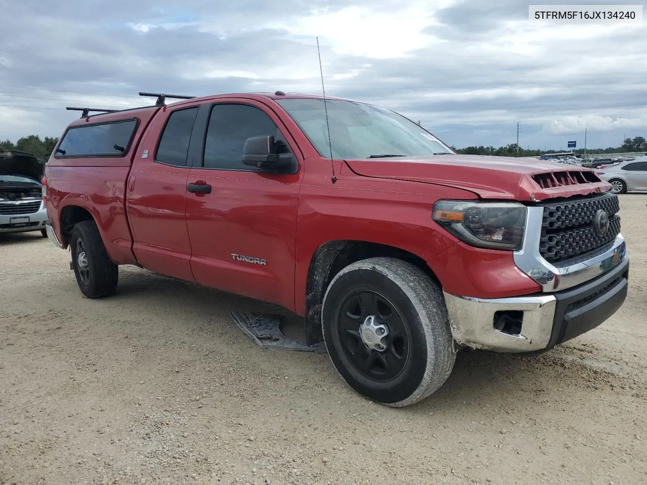 5TFRM5F16JX134240 2018 Toyota Tundra Double Cab Sr