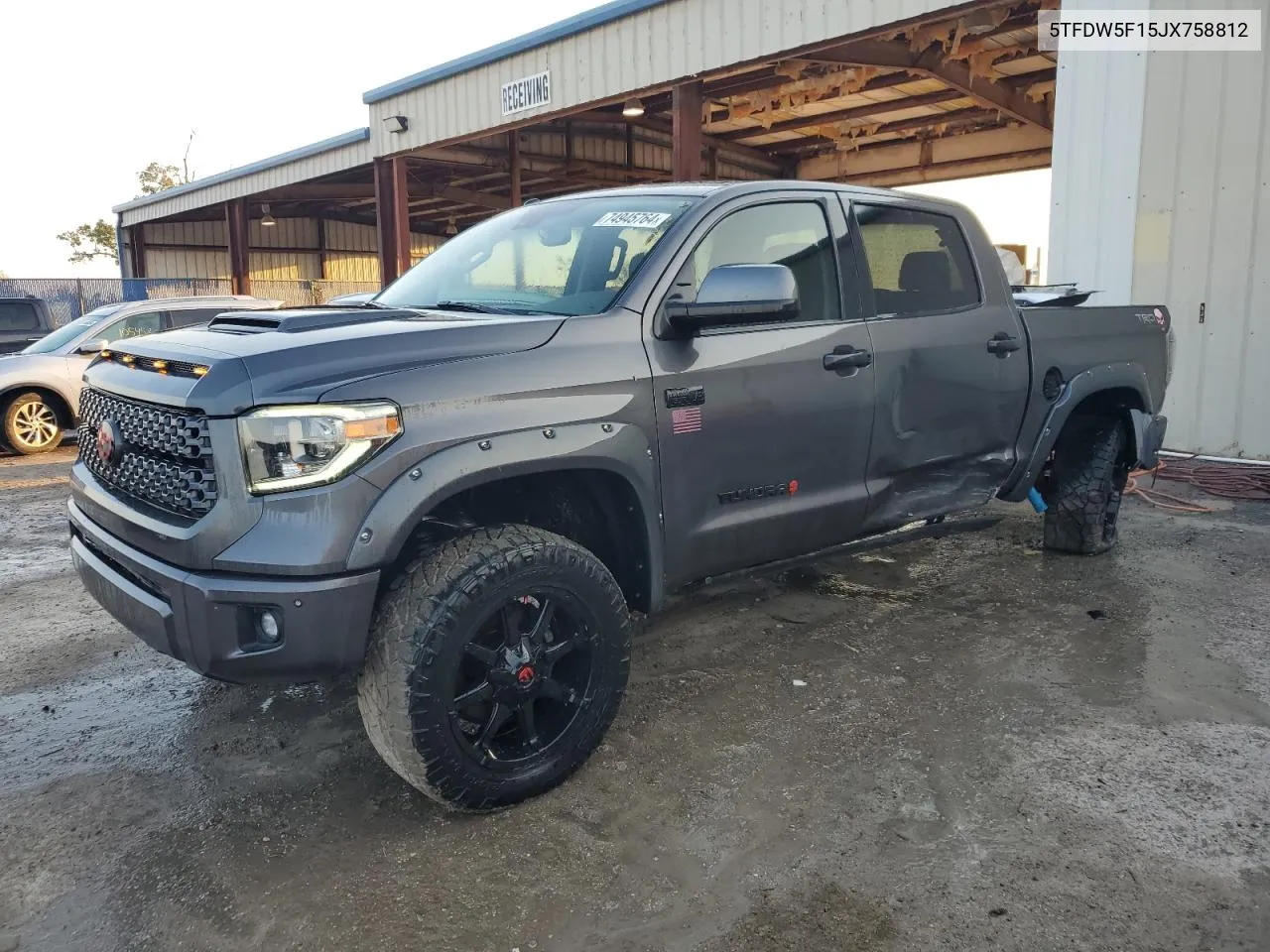 2018 Toyota Tundra Crewmax Sr5 VIN: 5TFDW5F15JX758812 Lot: 74945764