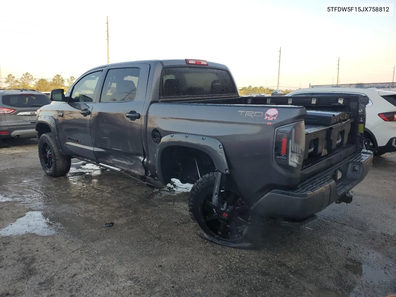 2018 Toyota Tundra Crewmax Sr5 VIN: 5TFDW5F15JX758812 Lot: 74945764