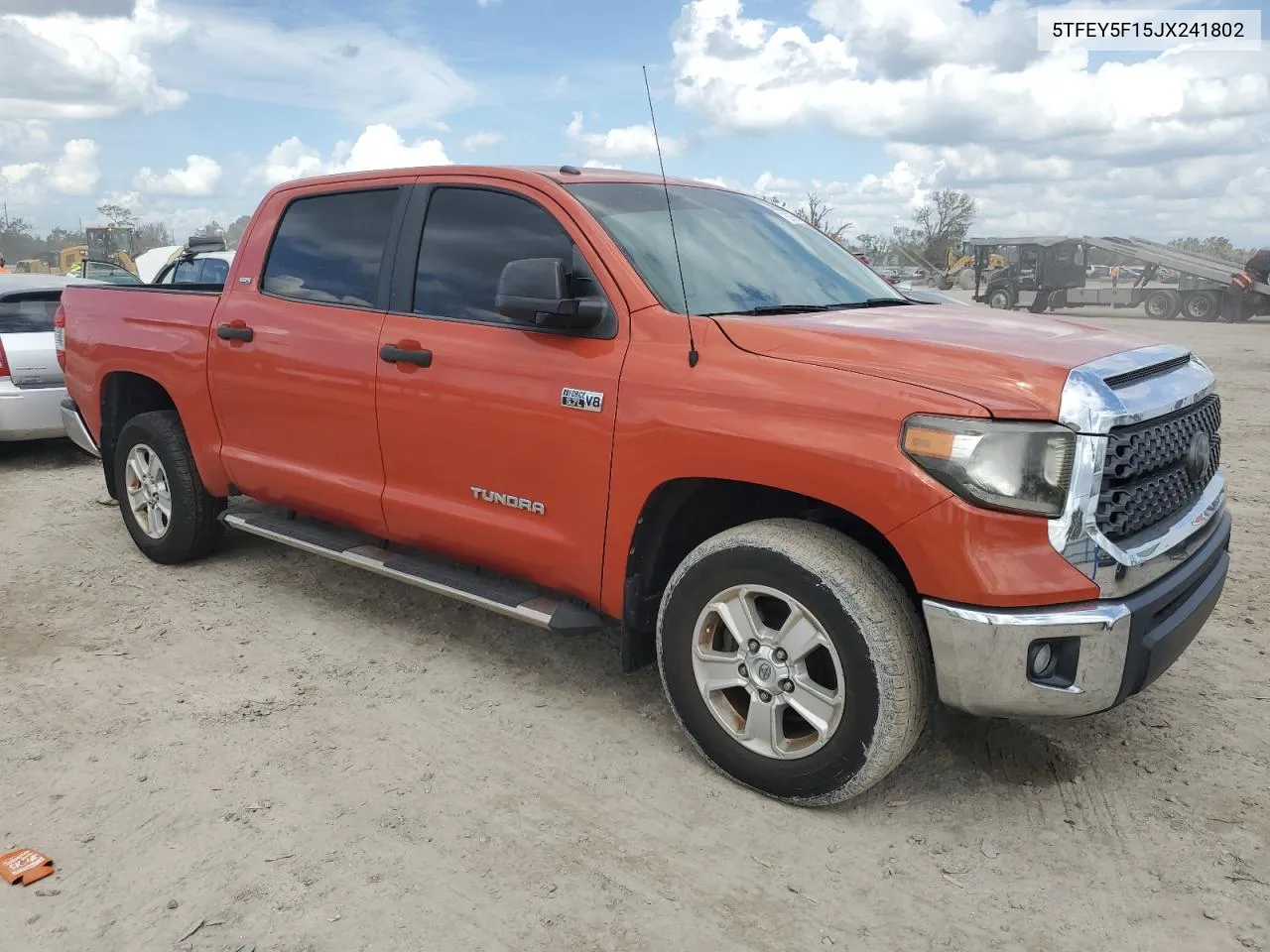 2018 Toyota Tundra Crewmax Sr5 VIN: 5TFEY5F15JX241802 Lot: 75075514