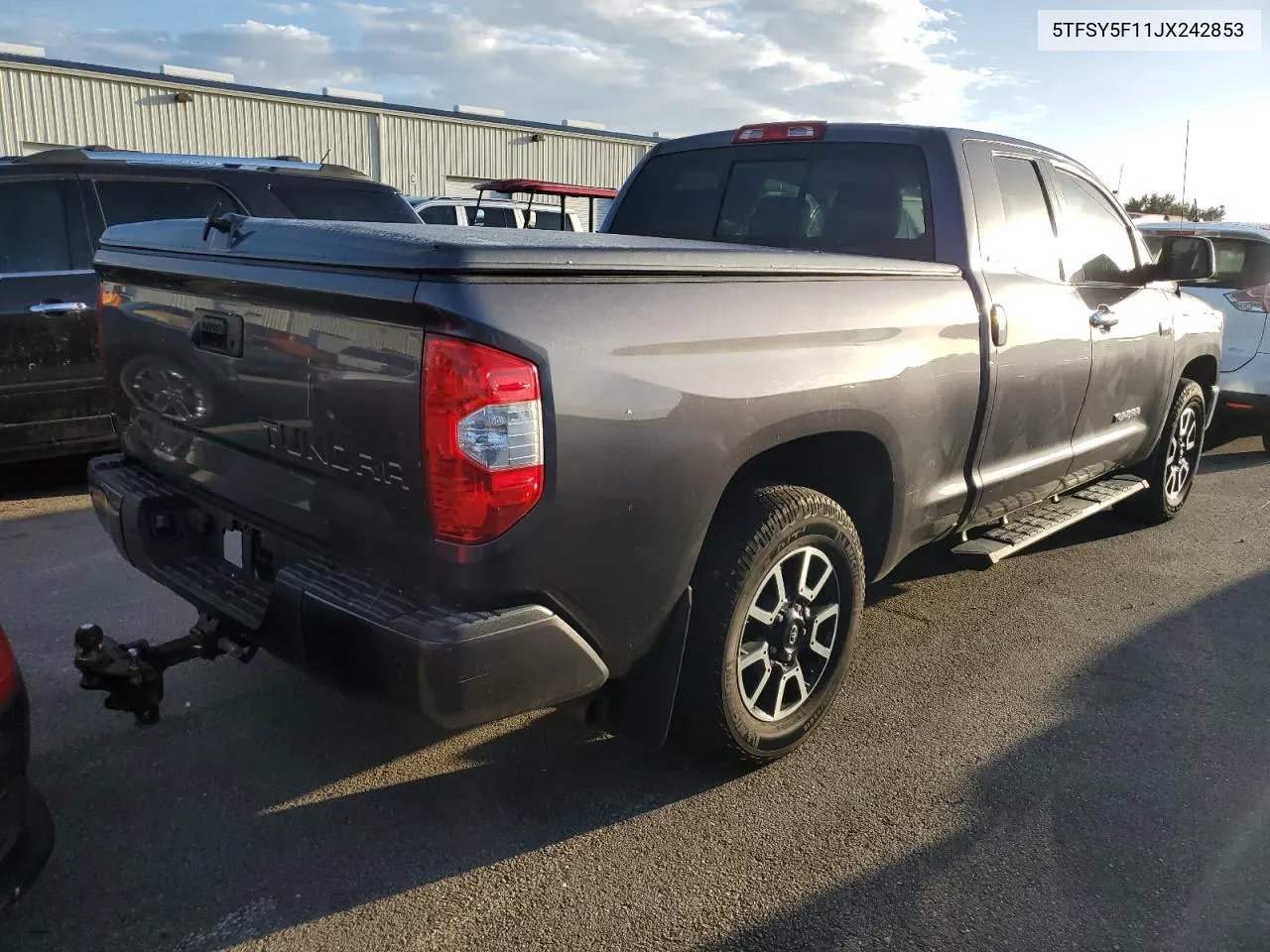 2018 Toyota Tundra Double Cab Limited VIN: 5TFSY5F11JX242853 Lot: 75170994