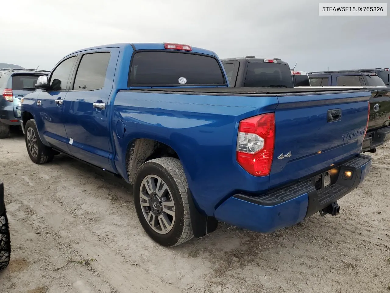 2018 Toyota Tundra Crewmax 1794 VIN: 5TFAW5F15JX765326 Lot: 75416434