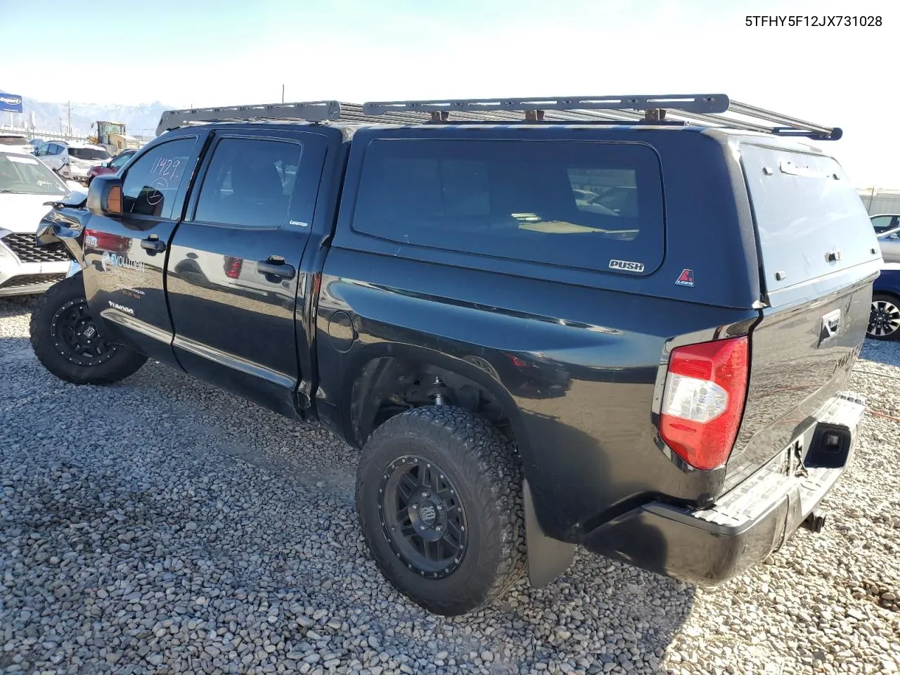 2018 Toyota Tundra Crewmax Limited VIN: 5TFHY5F12JX731028 Lot: 75550604