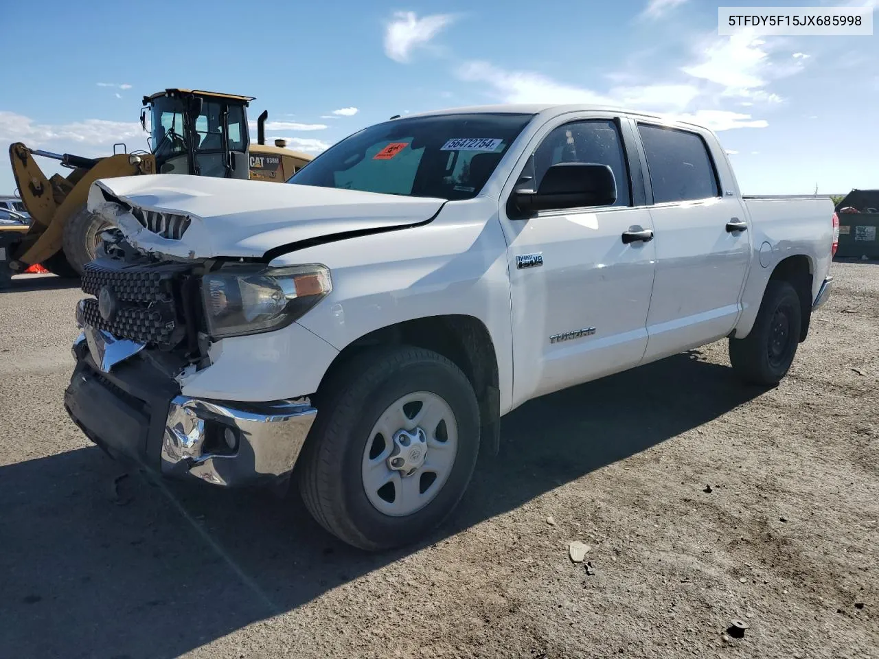 5TFDY5F15JX685998 2018 Toyota Tundra Crewmax Sr5