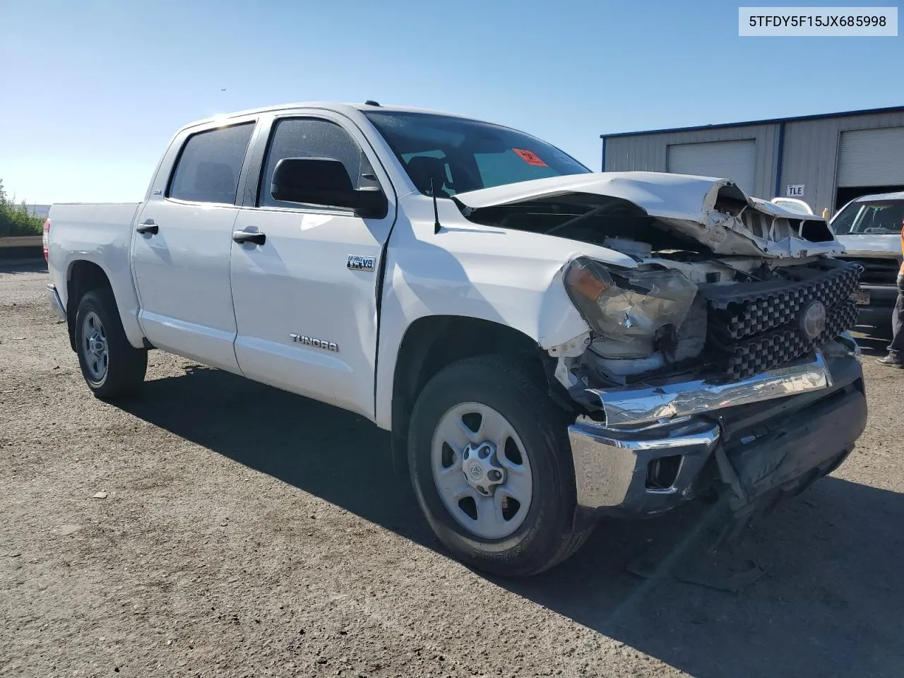 2018 Toyota Tundra Crewmax Sr5 VIN: 5TFDY5F15JX685998 Lot: 75654514