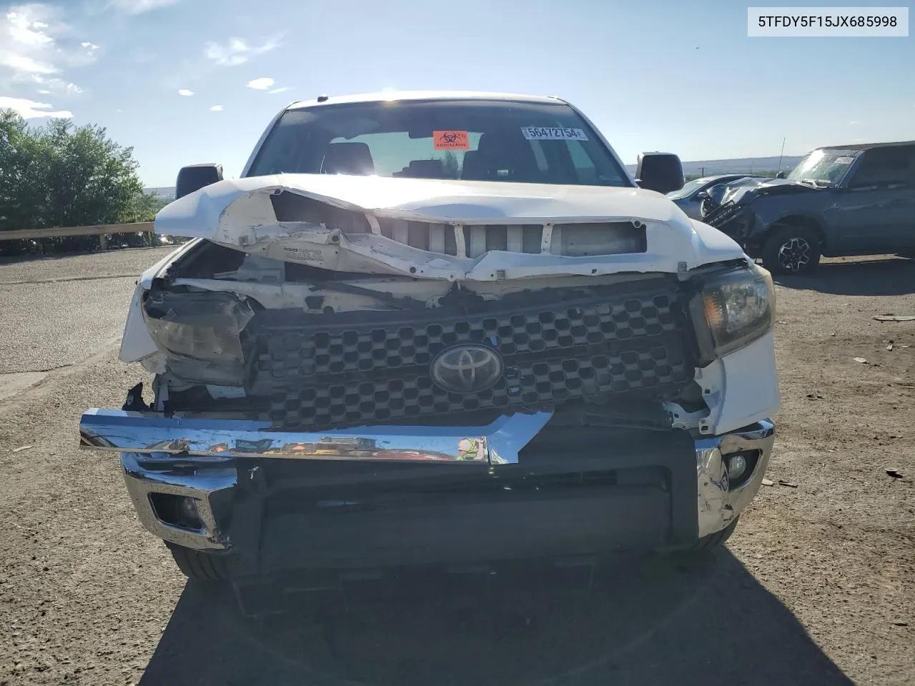 5TFDY5F15JX685998 2018 Toyota Tundra Crewmax Sr5