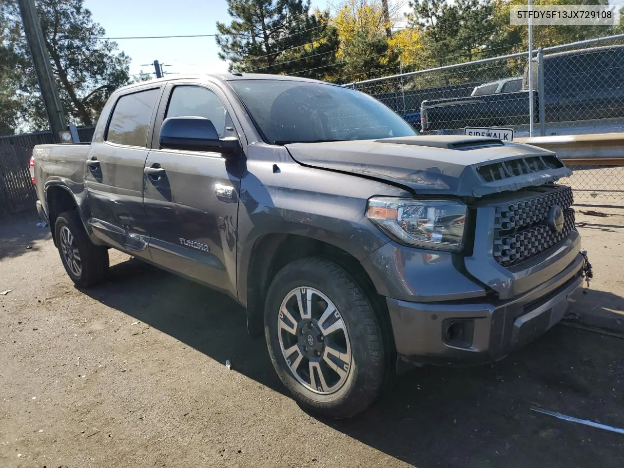 2018 Toyota Tundra Crewmax Sr5 VIN: 5TFDY5F13JX729108 Lot: 75763314