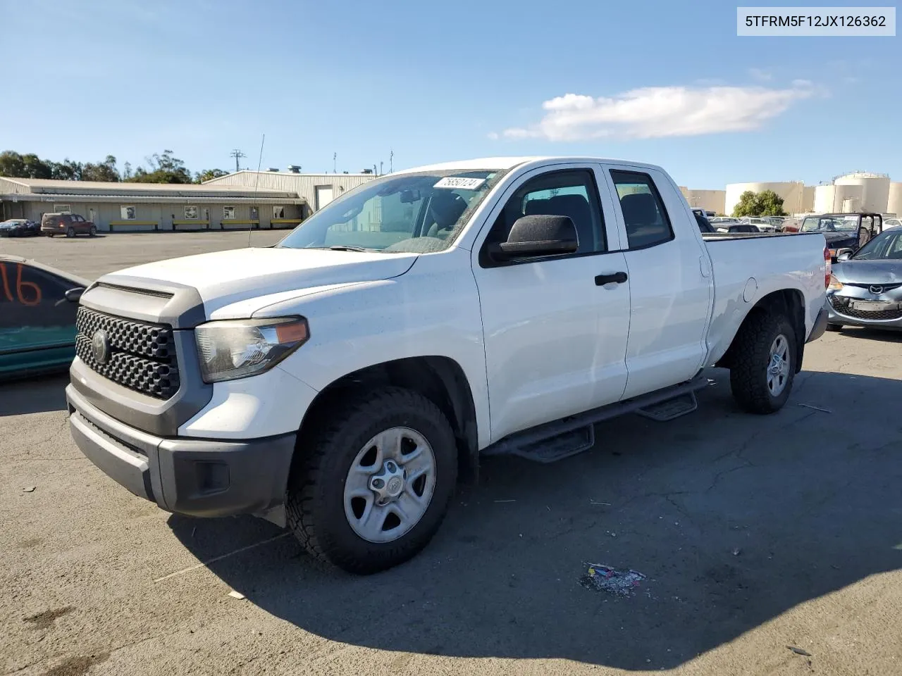 2018 Toyota Tundra Double Cab Sr VIN: 5TFRM5F12JX126362 Lot: 75850124