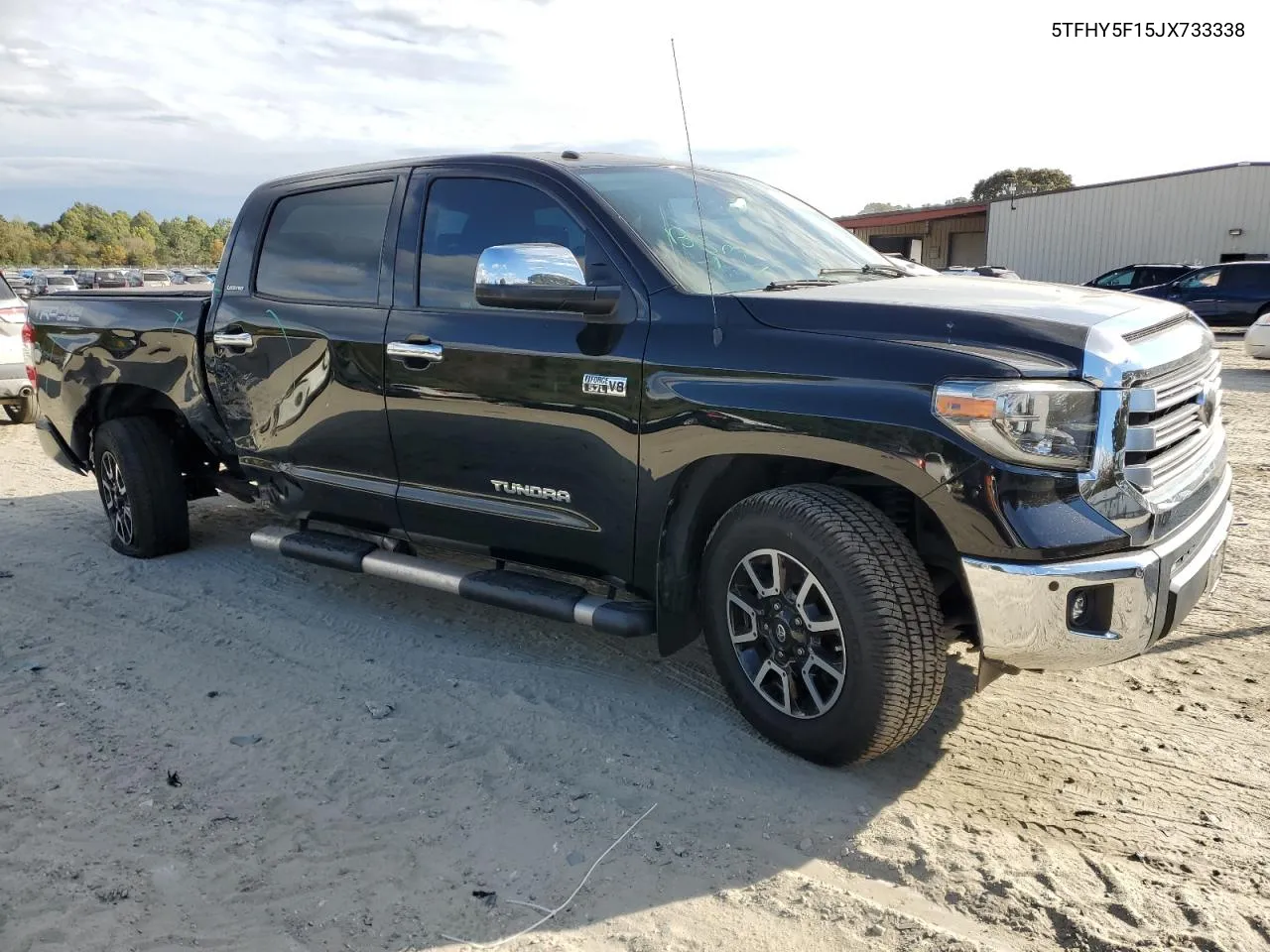 2018 Toyota Tundra Crewmax Limited VIN: 5TFHY5F15JX733338 Lot: 75938564