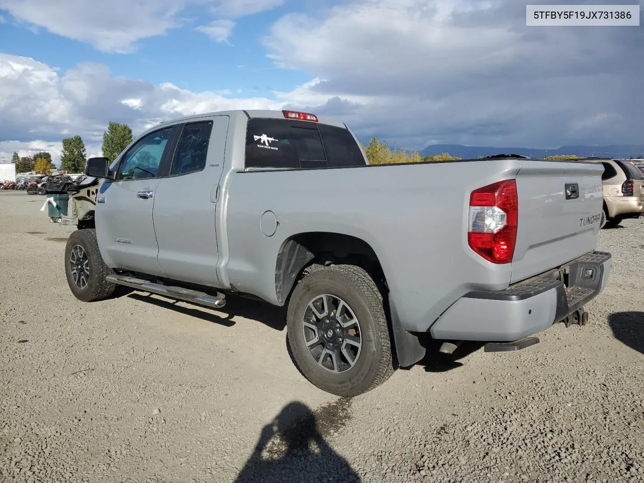 2018 Toyota Tundra Double Cab Limited VIN: 5TFBY5F19JX731386 Lot: 75946634