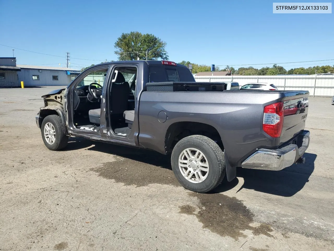 2018 Toyota Tundra Double Cab Sr VIN: 5TFRM5F12JX133103 Lot: 76025654