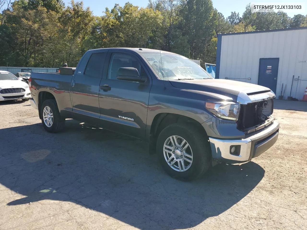 2018 Toyota Tundra Double Cab Sr VIN: 5TFRM5F12JX133103 Lot: 76025654