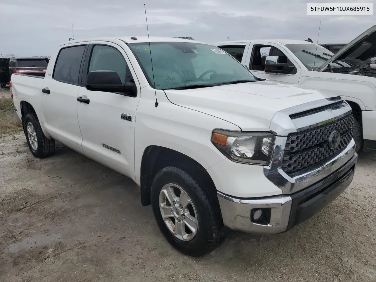 2018 Toyota Tundra Crewmax Sr5 VIN: 5TFDW5F10JX685915 Lot: 76229344