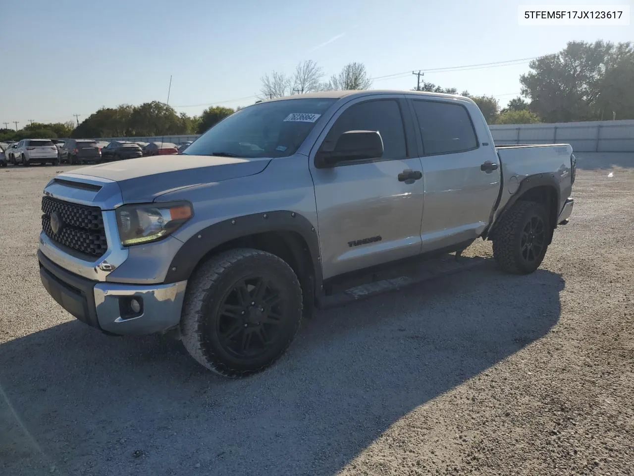 2018 Toyota Tundra Crewmax Sr5 VIN: 5TFEM5F17JX123617 Lot: 76236864