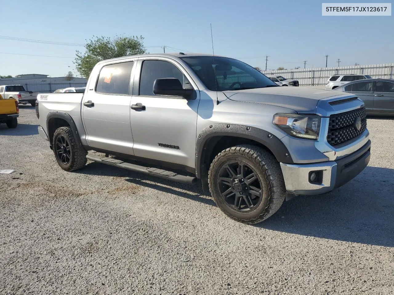 2018 Toyota Tundra Crewmax Sr5 VIN: 5TFEM5F17JX123617 Lot: 76236864